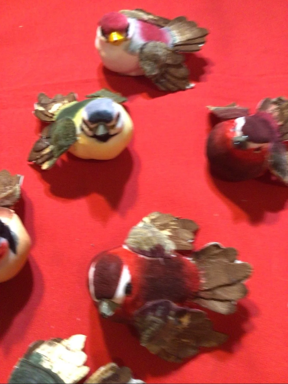 Lot of 17 Birds Lightweight for Decor/Crafts